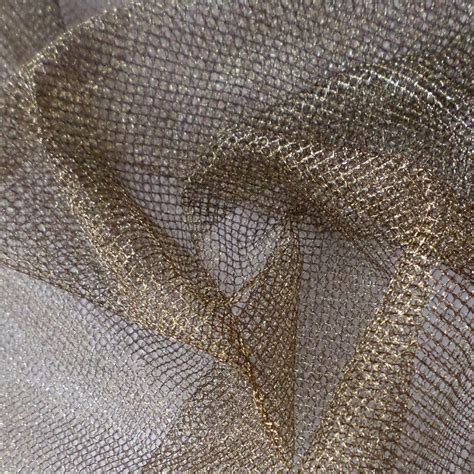 metallic mesh fabric 21 inches|flexible metal mesh fabric.